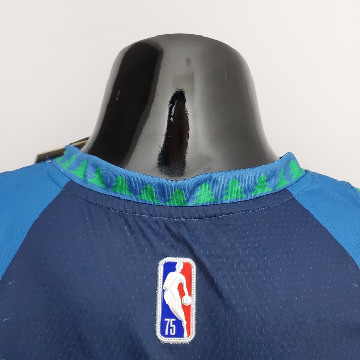 D'Angelo Russell Minnesota Timberwolves 75th Anniversary 2022 Swingman Jersey Blue
