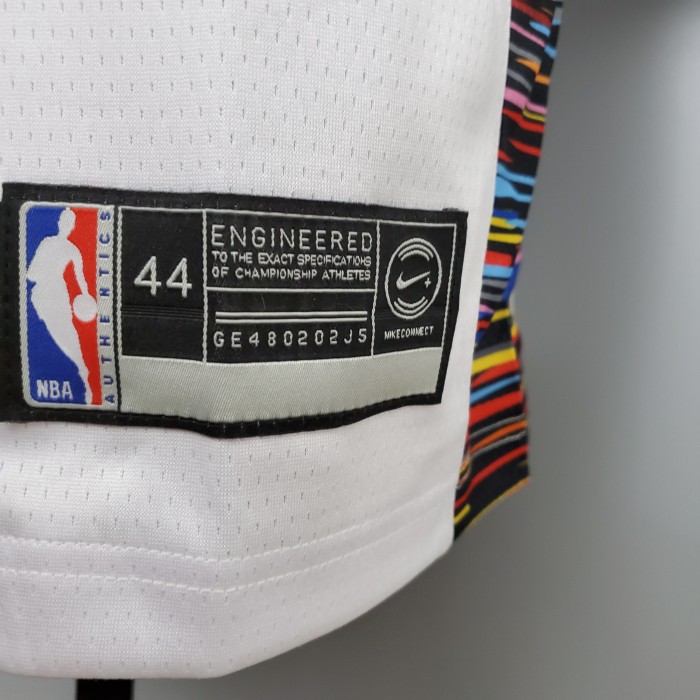Kyrie Irving Brooklyn Nets City Version Swingman Jersey White