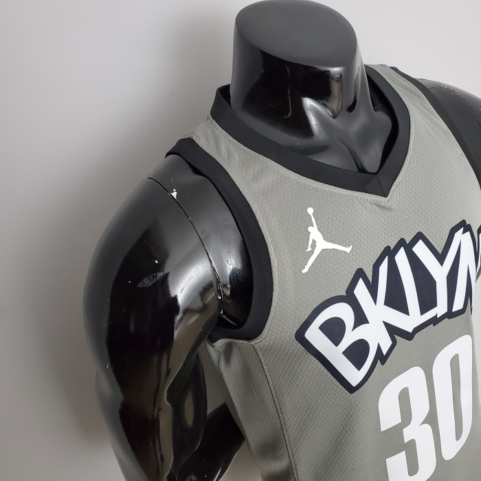 Seth Curry Brooklyn Nets Flyer Swingman Jersey Gray