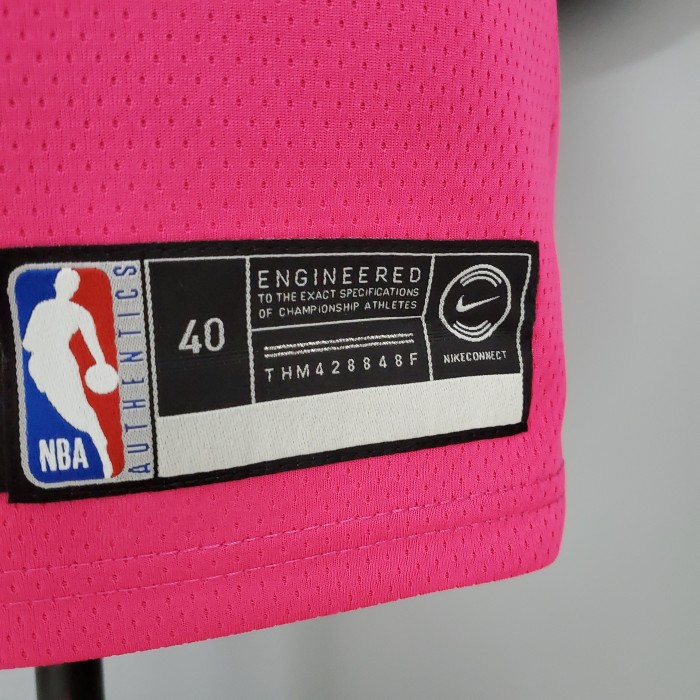 Victor Oladipo Miami Heat Swingman Jersey Pink