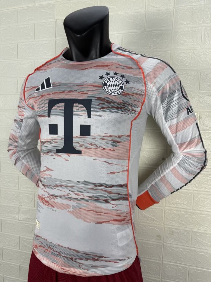 Bayern Munich Home Player Long Sleeve Jersey 25/26