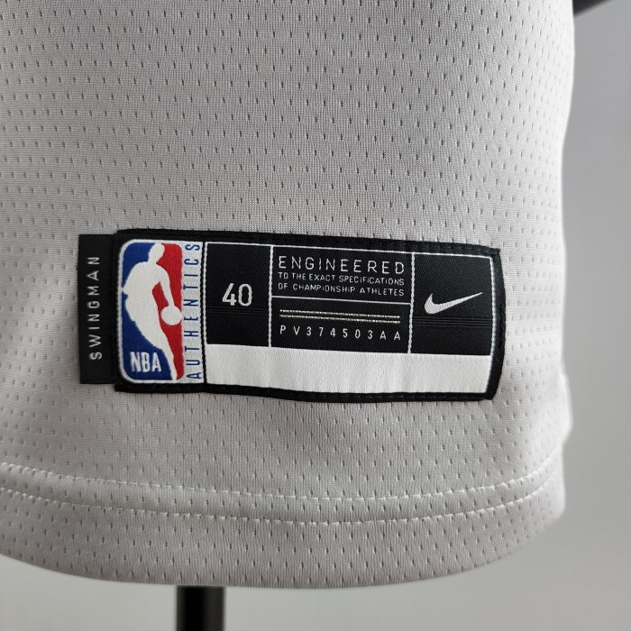 Jaylen Brown Boston Celtics Platinum Swingman Jersey Grey