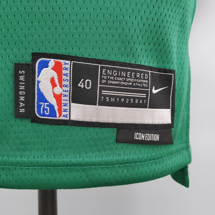 Kyrie Irving Boston Celtics 75th Anniversary Swingman Jersey Green