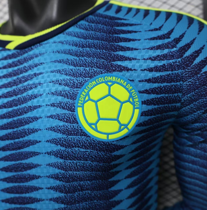 Colombia 2026 World Cup Away Player Long Sleeve Men Jersey