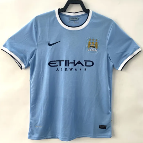 Manchester City Home Retro Jersey 2013/14