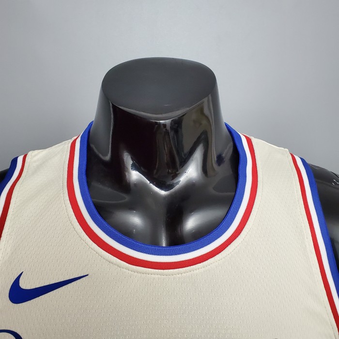 Ben Simmons Philadelphia 76ers City Limited Edition Swingman Jersey Beige