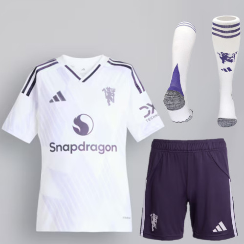 Manchester United Away Kids Suit & Socks 25/26