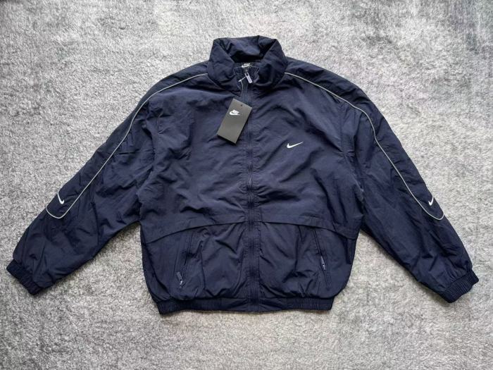Nike two-color reflective collar coat windbreaker jacket coat!