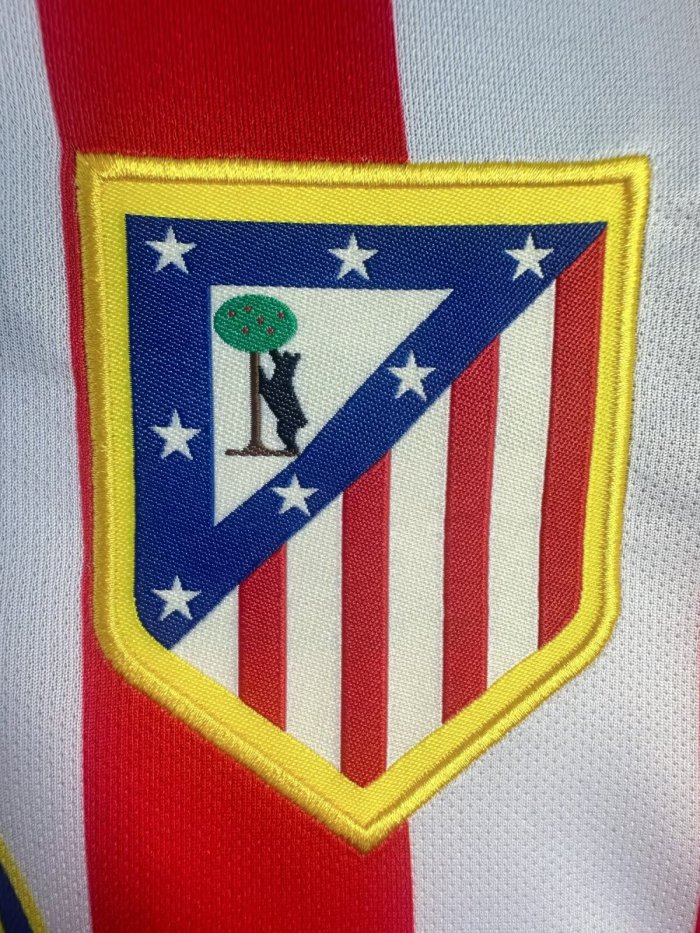 Atletico Madrid Home Long Sleeve Retro Jersey 2004/05
