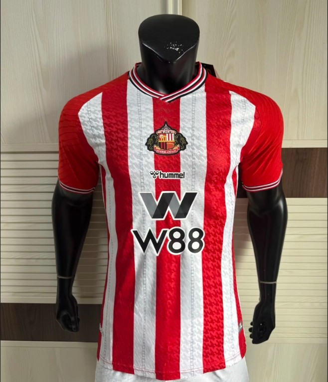 Sunderland Home Player version Man Jersey 25/26