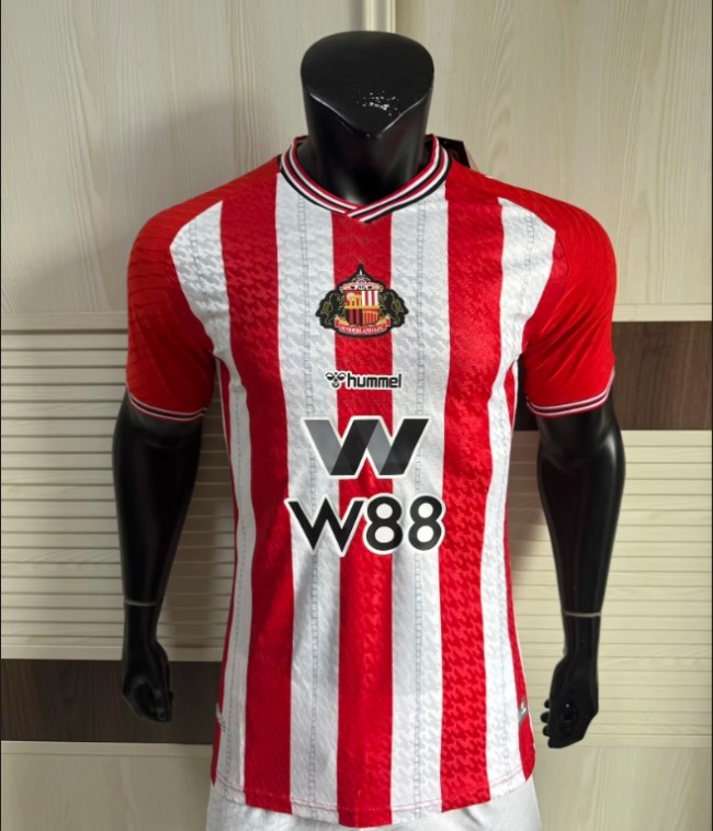 Sunderland Home Player version Man Jersey 25/26