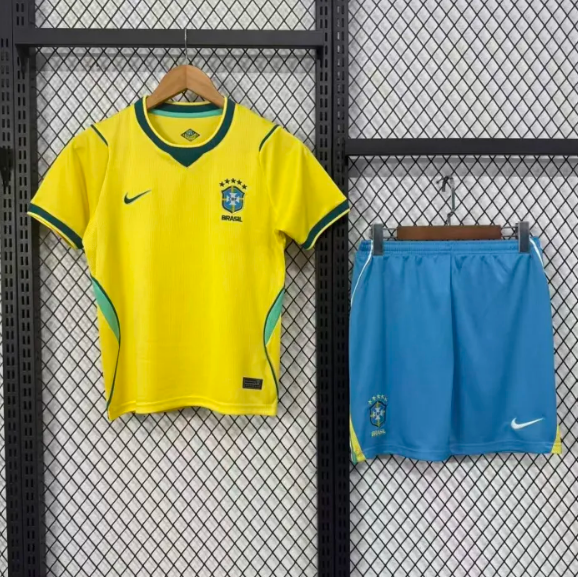 Brazil 2026 World Cup Home Kids Suit