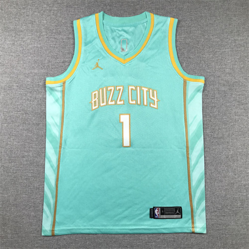 Charlotte Hornets Kids Jersey City Edition 23/24 NO.1 BULL