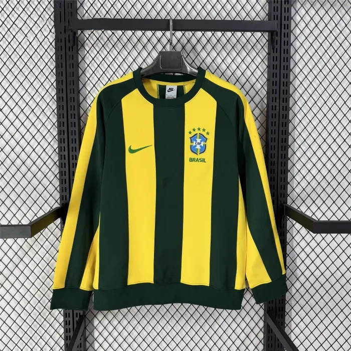 Brazil Hoodless Sweatshirt Training Jersey 25/26