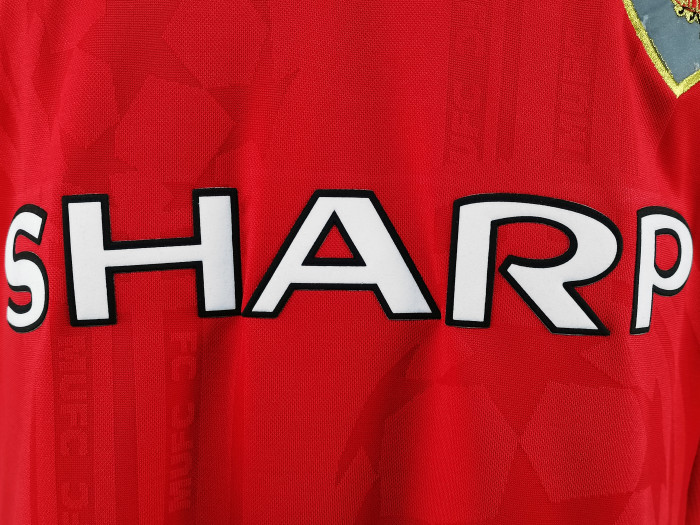 Manchester United Home Champions' League Final Retro Jersey 1998/99