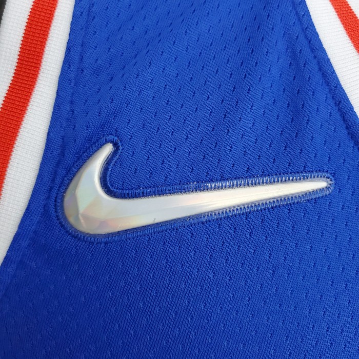 Joel Embiid Philadelphia 76ers 75th Anniversary Swingman Jersey Blue