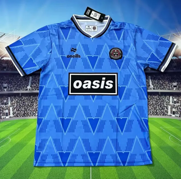 Oasis × Bohemian collaboration Blue Man Jersey 25/26
