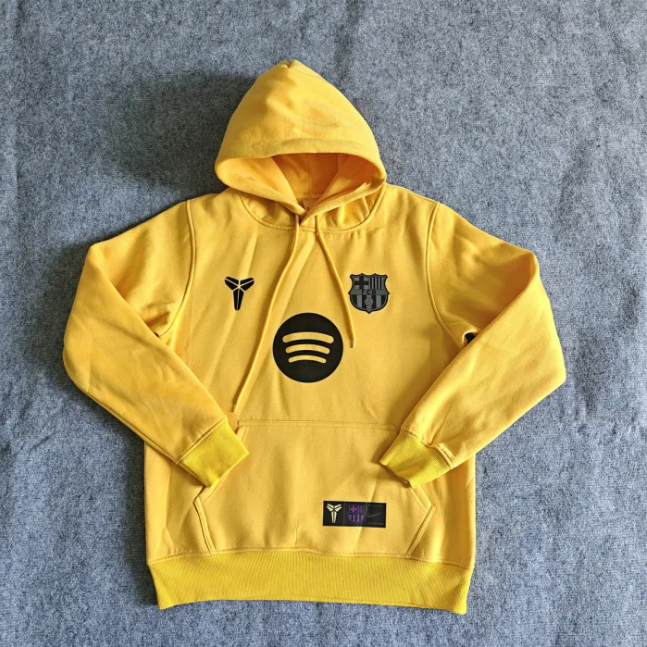 Barcelona Fleece Lined Hoodie Sweatshirt Training Jersey 25/26 (Multiple colors)