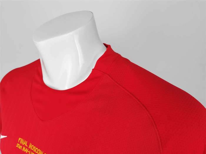 Manchester United Home Long Sleeve Retro Jersey 07/08