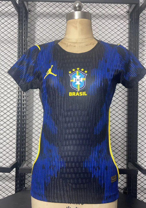 Brazil 2026 World Cup Away Player Version Woman Jersey