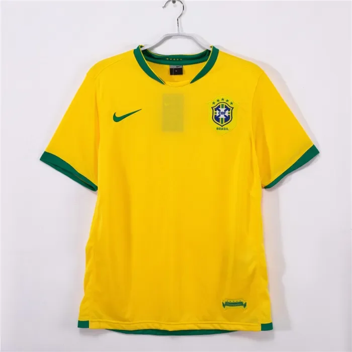 Brazil Home Retro Jersey 2006