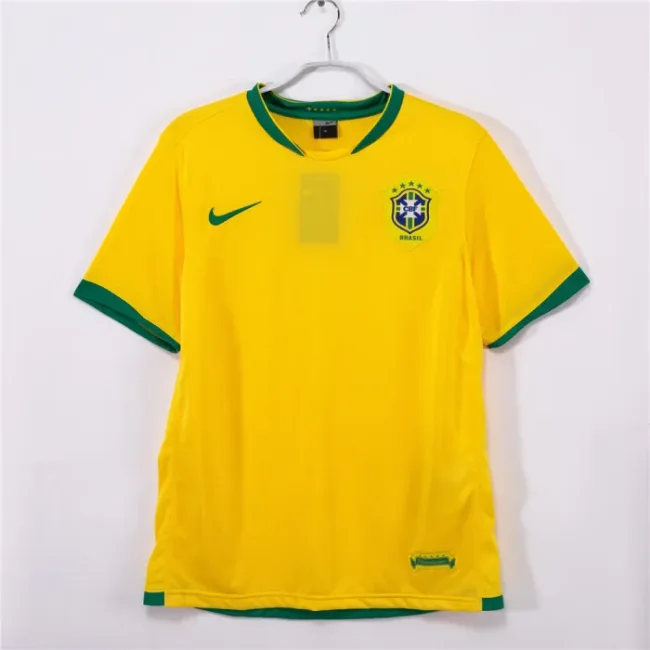 Brazil Home Retro Jersey 2006