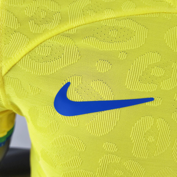 Brazil Home Player Version Man Jersey 2022