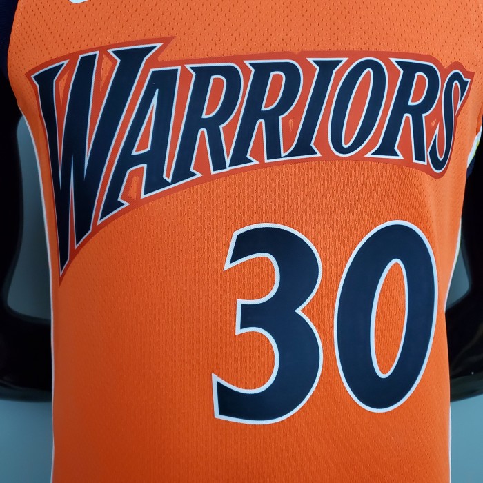 Stephen Curry Golden State Warriors Swingman Jersey Orange