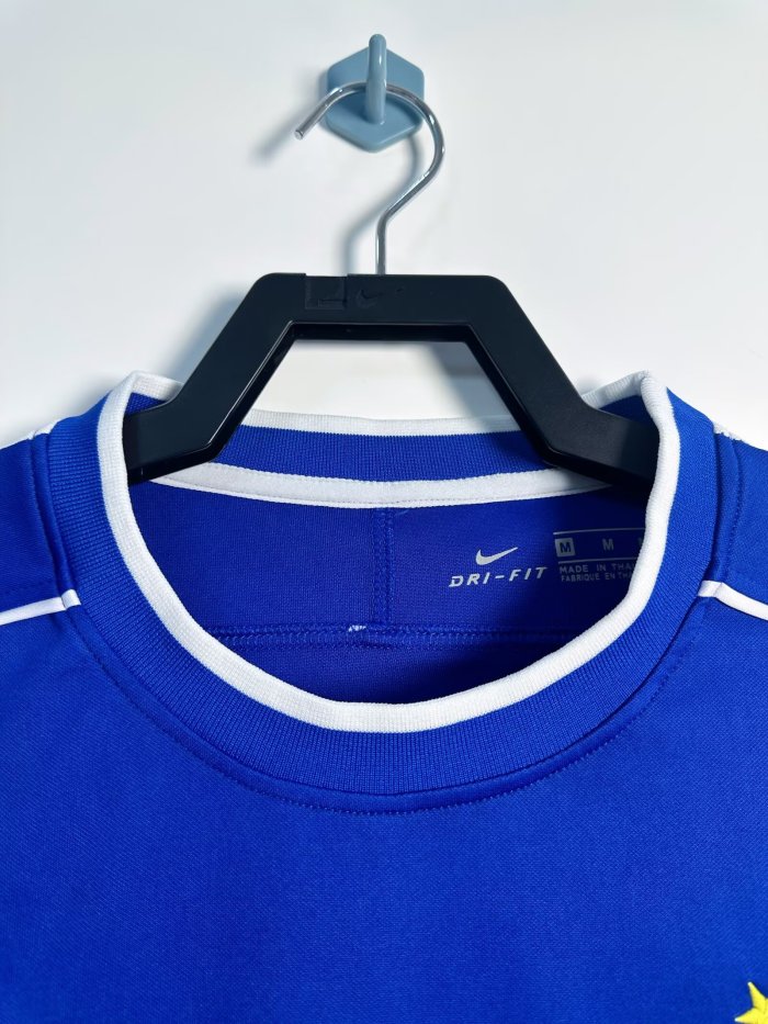 Brazil Away Retro Long Sleeve Jersey 1998