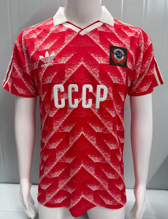 USSR CCCP 1990 World Cup Retro Home Jersey