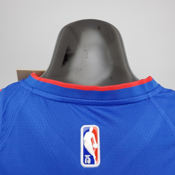 Cade Cunningham Detroit Pistons 75th Anniversary Swingman Jersey Blue