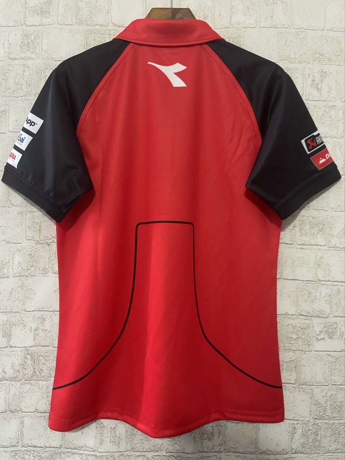 Ducati Quarter-Zip Polo Special Edition Red