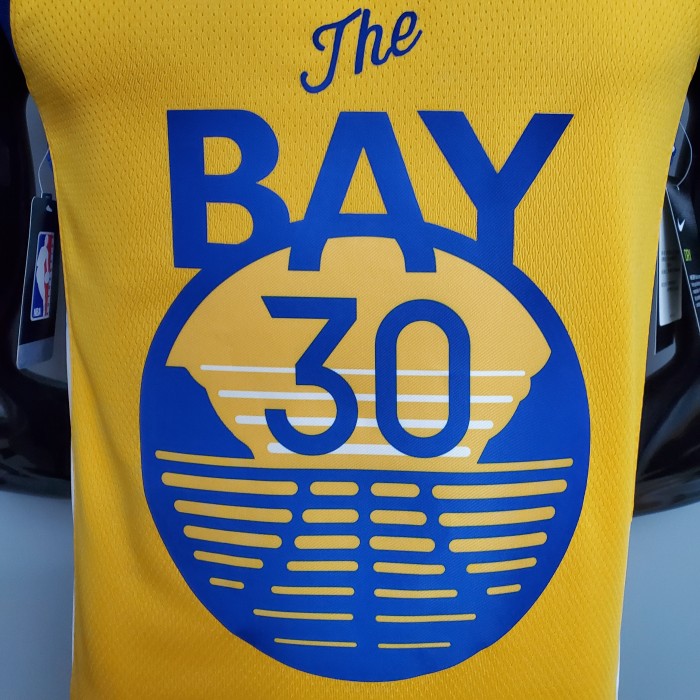 Stephen Curry Golden State Warriors Swingman Jersey Yellow