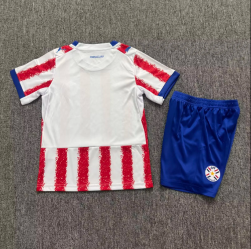Paraguay 2026 World Cup Home Kids Suit