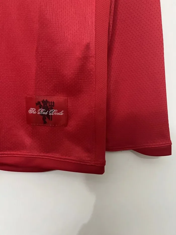 Manchester United Home Long Sleeve Retro Jersey 07/08