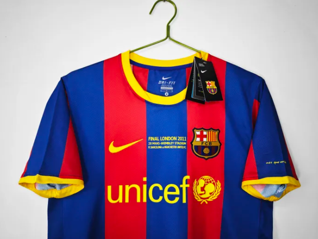 Barcelona Home UCL Final Retro Jersey 2010/11