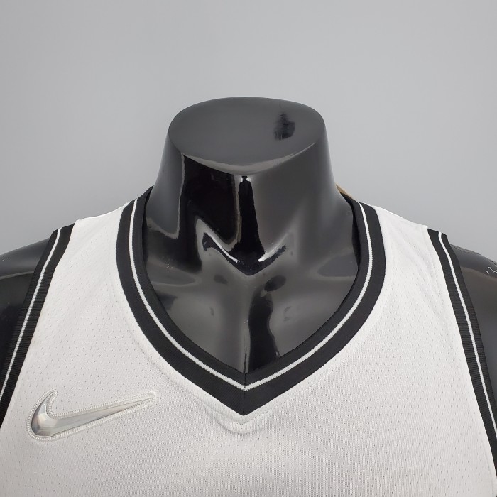 Kevin Durant Brooklyn Nets 75th Anniversary Swingman Jersey White