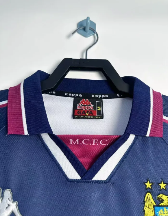 Manchester City Away Long Sleeve Retro Jersey 97/98