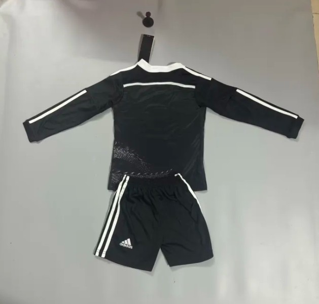 Real Madrid Home Retro Kids Long Sleeve Suit 2014/15