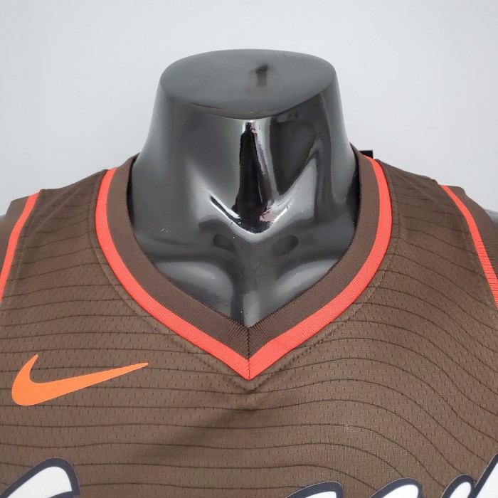 Damian Lillard Portland Trail Blazers Swingman Jersey Brown