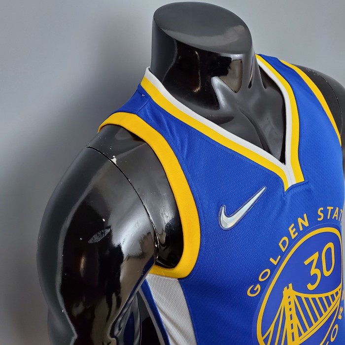 Stephen Curry Golden State Warriors 75th Anniversary Swingman Jersey Blue