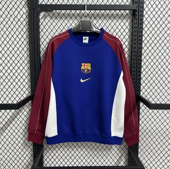 Barcelona Hoodless Sweatshirt Training Jersey 25/26