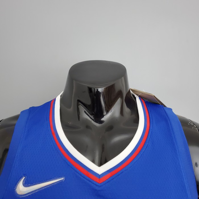 Kawhi Leonard LA Clippers 75th Anniversary Swingman Jersey Blue
