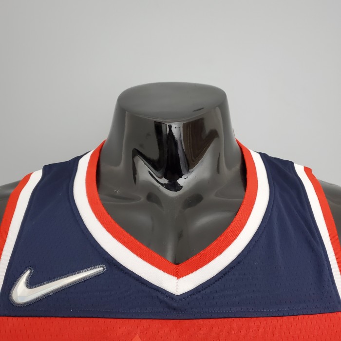 Russell Westbrook Washington Wizards 75th Anniversary Swingman Jersey Red