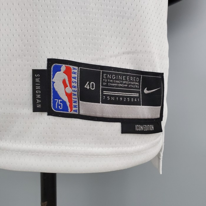 Jayson Tatum Boston Celtics 75th Anniversary Swingman Jersey White