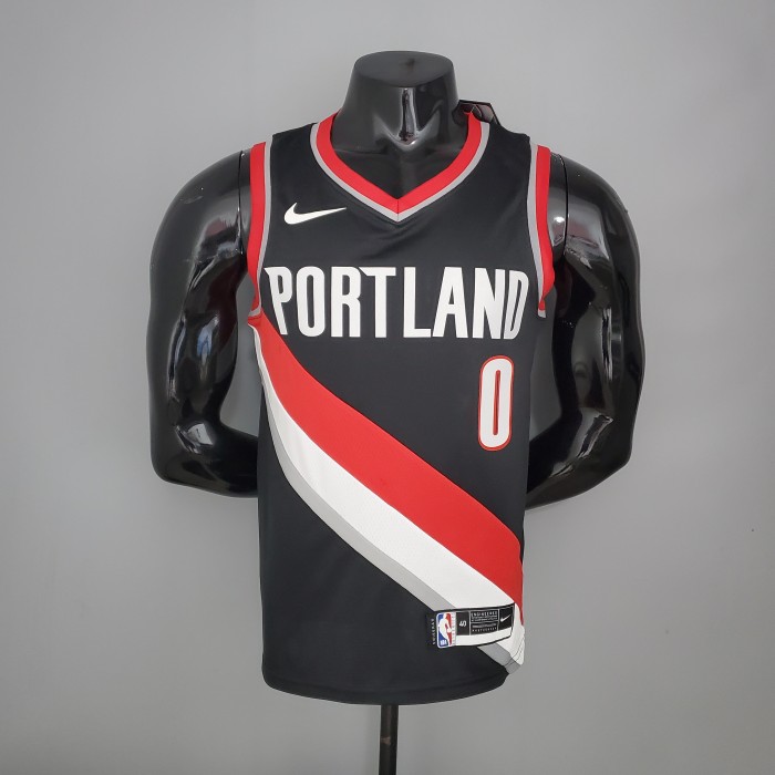 Damian Lillard Portland Trail Blazers Swingman Jersey Black