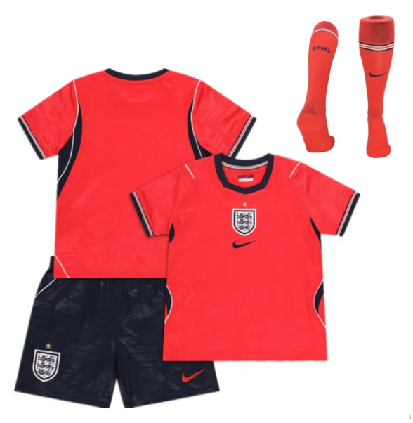 England 2026 World Cup Away Kids Suit & Socks