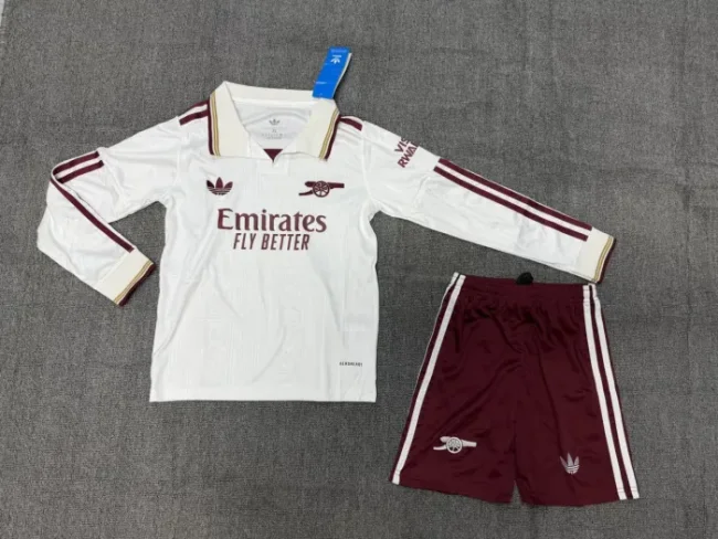 Arsenal Third Long Sleeve Kids Suit 25/26