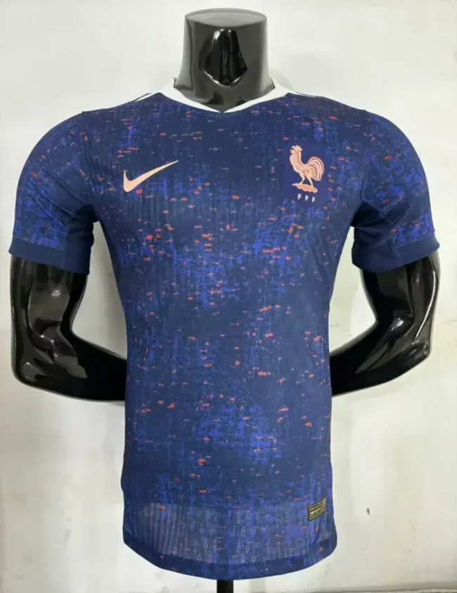 Copy France Women's Team Euro 2025 Home Player Version Man Jersey