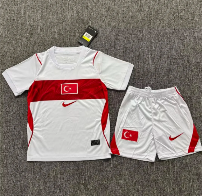 Turkey 2026 World Cup Away Kids Suit
